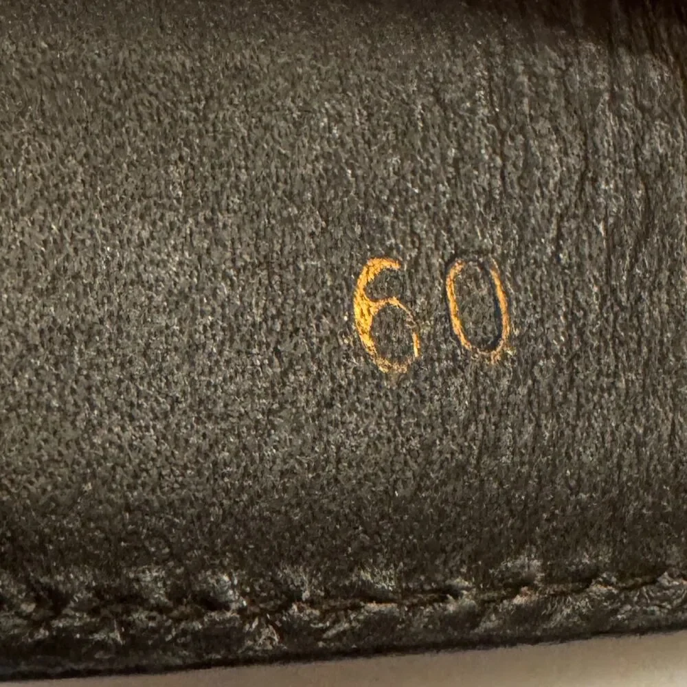 CELINE Horse Carriage Vintage Brown Belt - Size 60 (XXS) - Picture 5 of 12